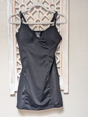 F.I.T. Figure Improving Technology shapewear dress slip size large black size LG
